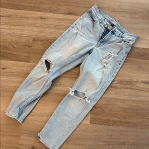 American Eagle Distressed Light Blue Jeans